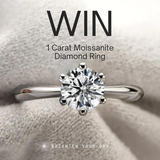 WIN a 1 Carat Moissanite Diamond Ring