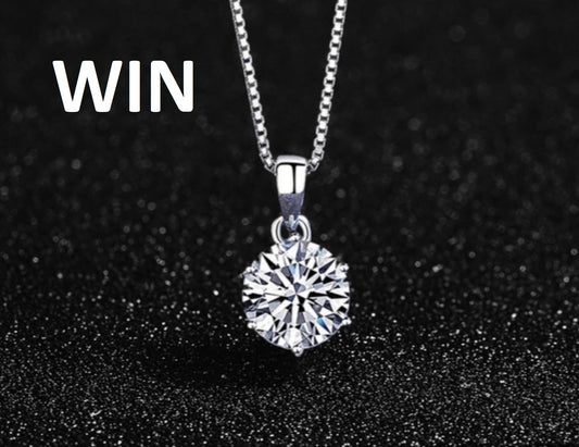 WIN a 1 carat moissanite diamond necklace