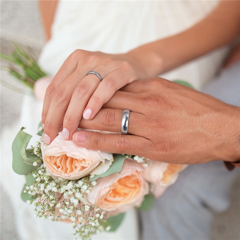 holloway jewellery classic tungsten wedding rings silver colour