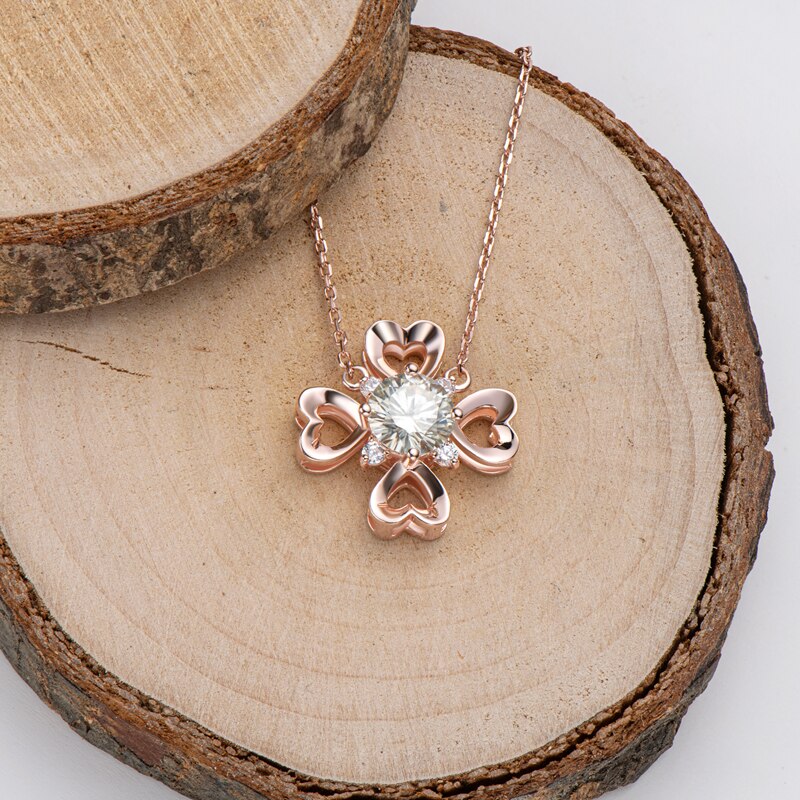 Sterling Silver Moissanite Pendant Australia
