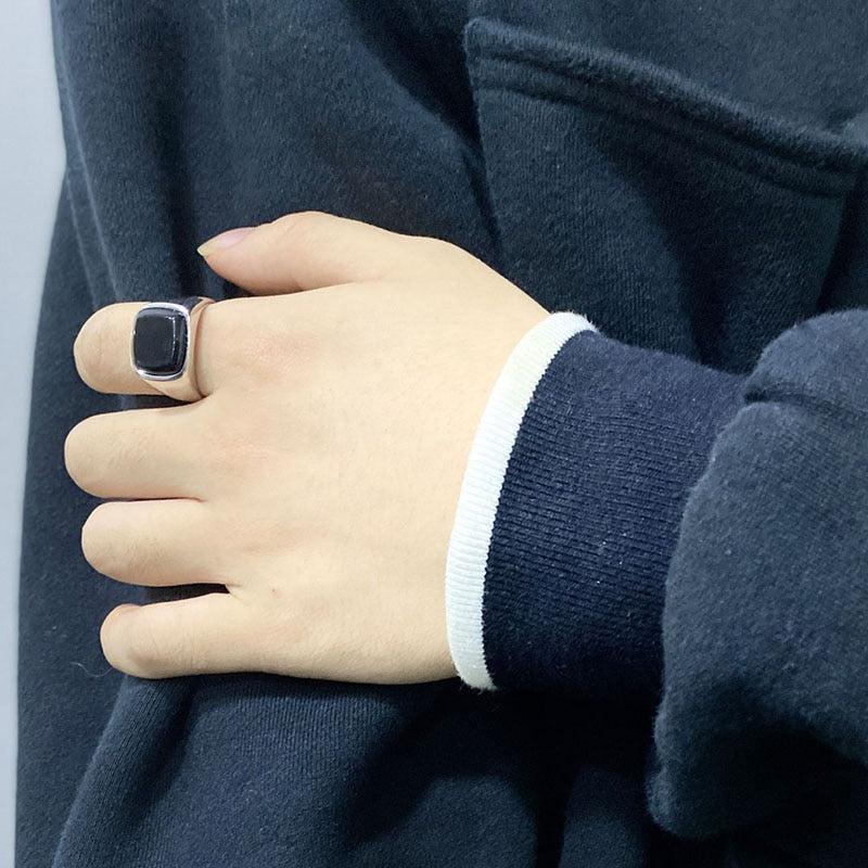 Holloway Jewellery Black Onyx Ring