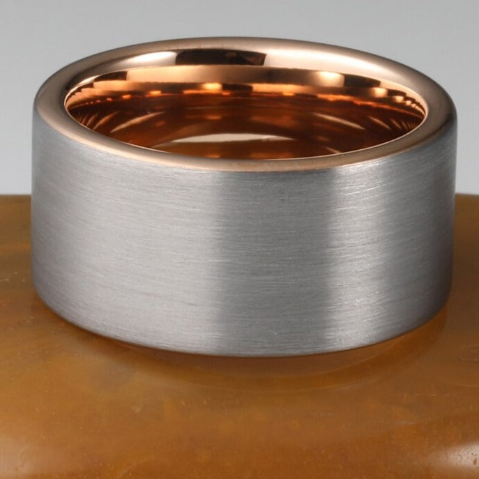 12mm mens ring tungsten ring Holloway Jewellery