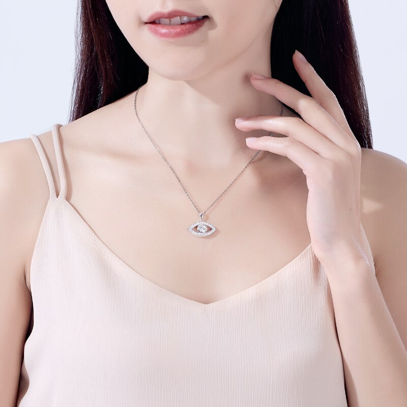 Sterling Silver Moissanite Diamond Necklace Pendant NZ