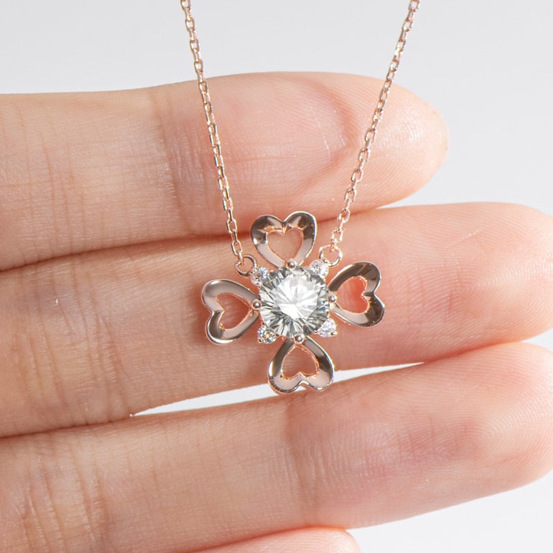 Free Shipping US Moissanite Diamond Pendant