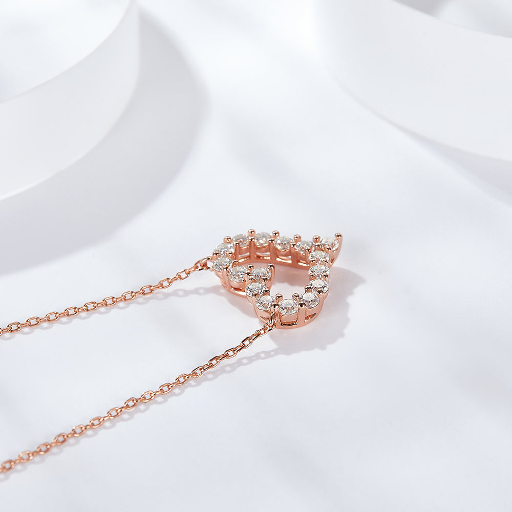 Moissanite Diamond Pendant Holloway Jewellery US