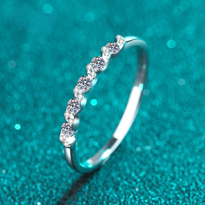 Moissanite Diamond Wedding Band NZ