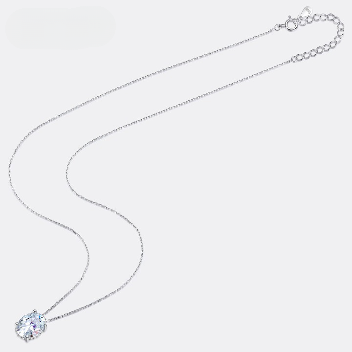 Holloway Jewellery Oval Moissanite Pendant