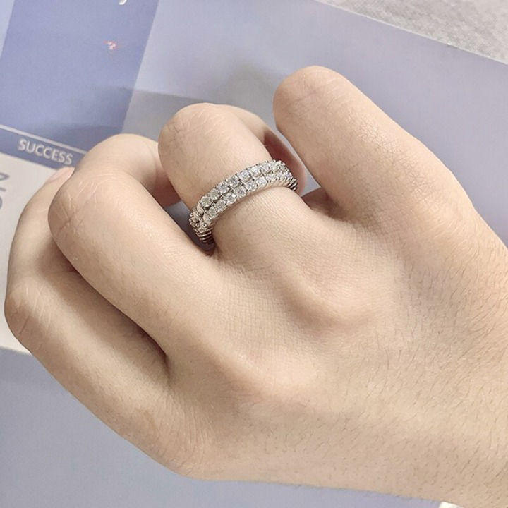 Holloway Jewellery Moissanite Diamond Eternity Ring Australia