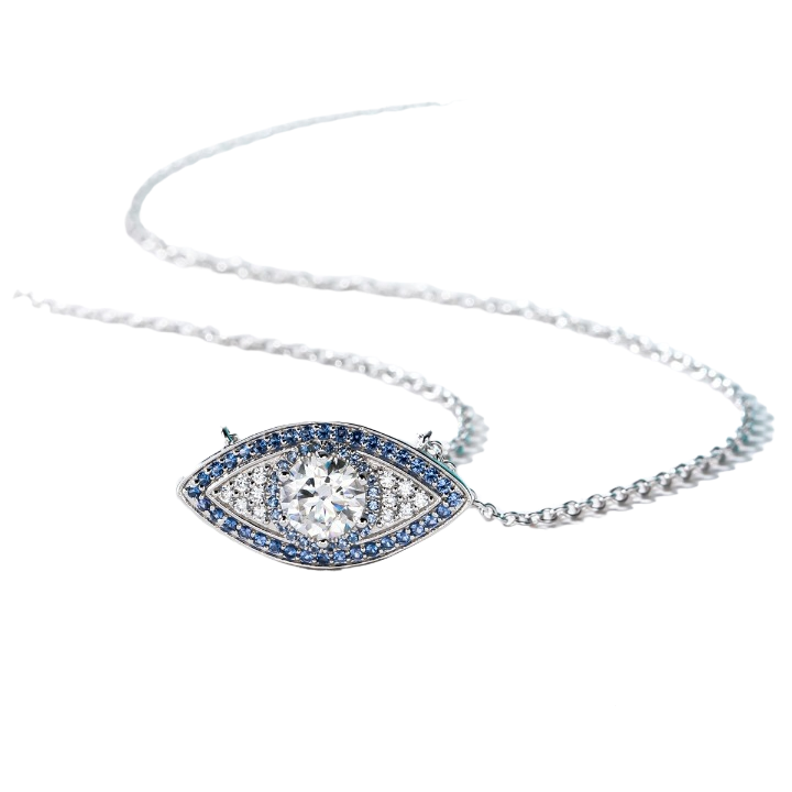 protection necklace lucky evil eye pendant necklace Holloway Jewellery