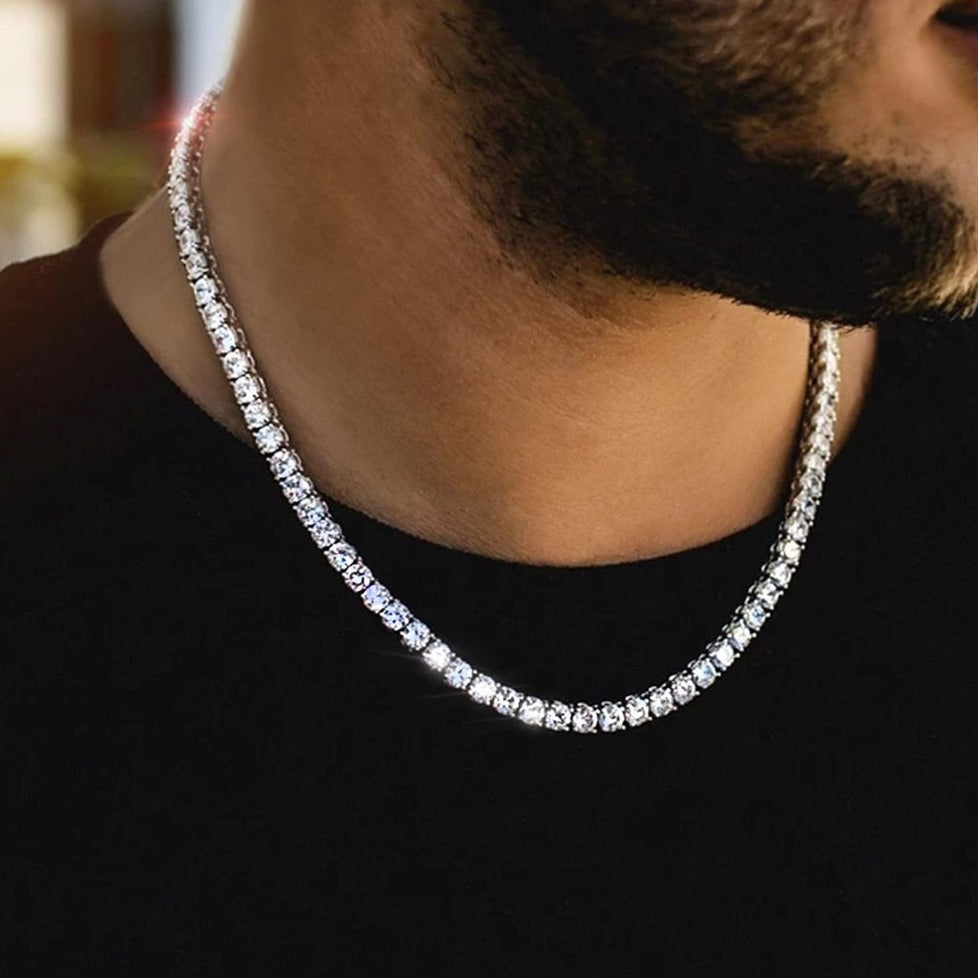Holloway Jewellery Moissanite Tennis Necklace Bracelet