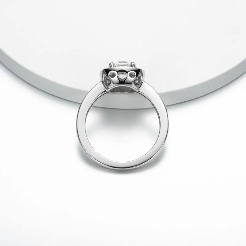 Holloway Jewellery US Moissanite Diamond Engagement Ring
