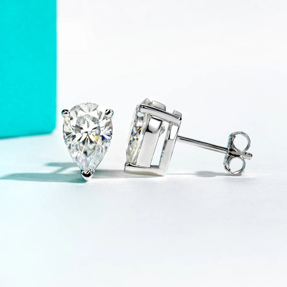 Holloway Jewellery US Moissanite Diamond Stud Earrings
