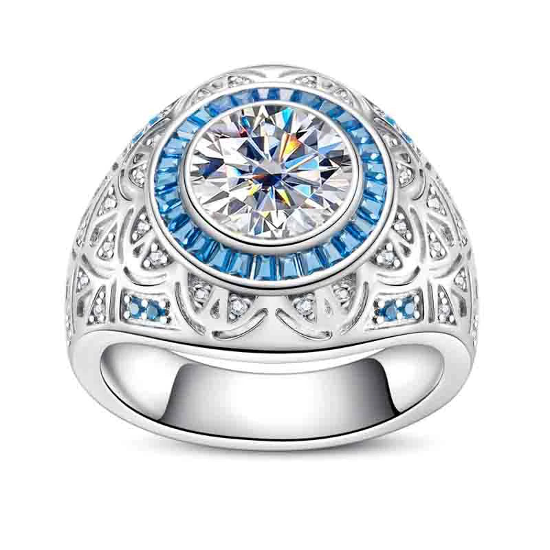 3 Carat Moissanite Mens Ring Holloway Jewellery Canada