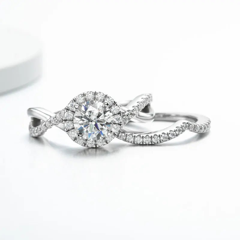 Holloway Jewellery NZ Moissanite Diamond Ring Set