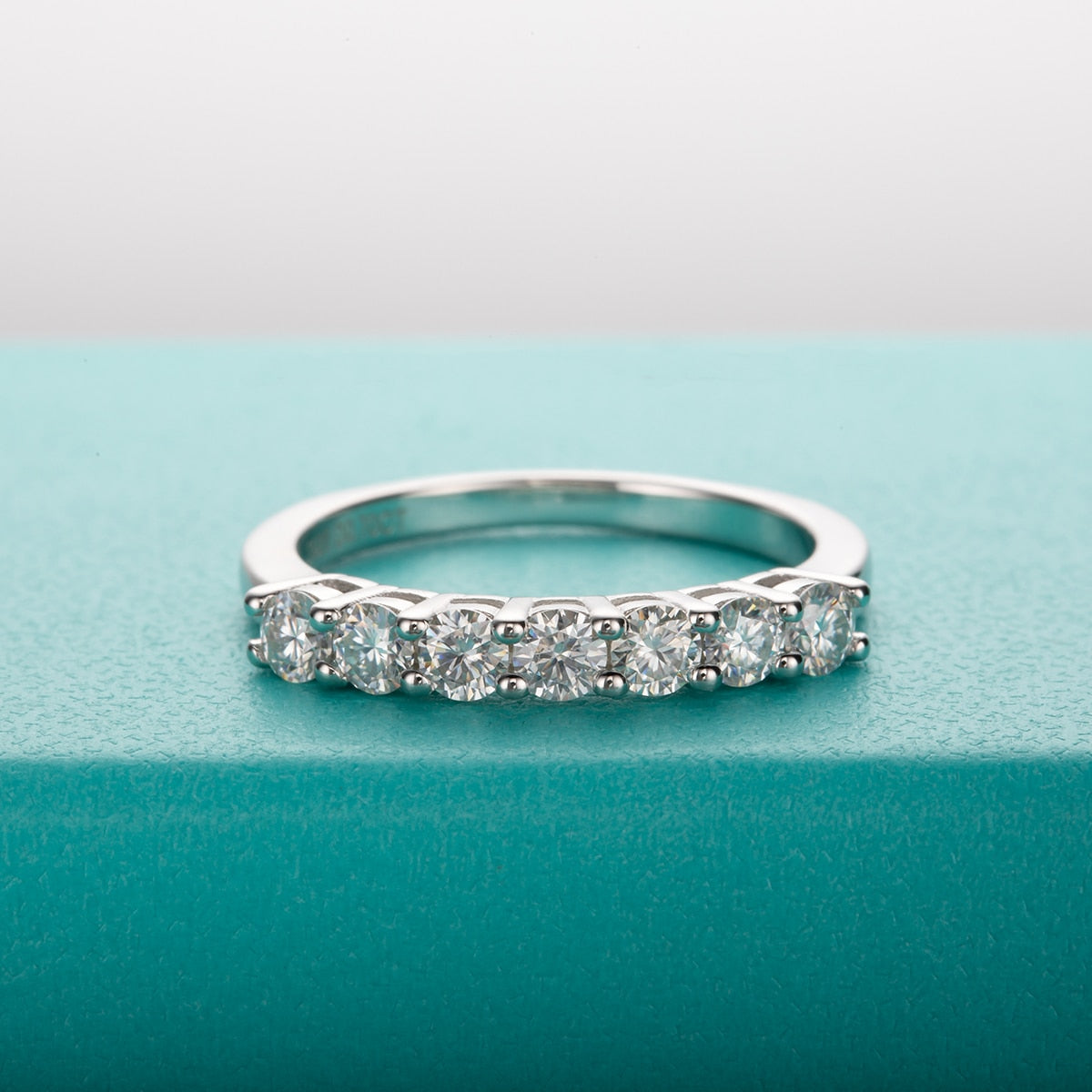 Holloway Jewellery Moissanite Diamond 7 Stone Ring Australia