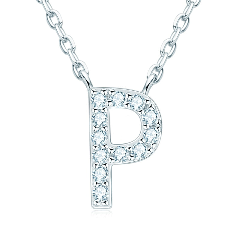 Moissanite Diamond Initial Necklace Australia