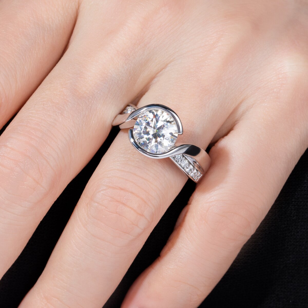 3ct Moissanite Ring Australia