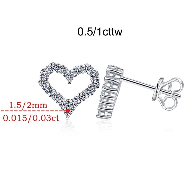 Holloway Jewellery Moissanite Diamond Earrings UK