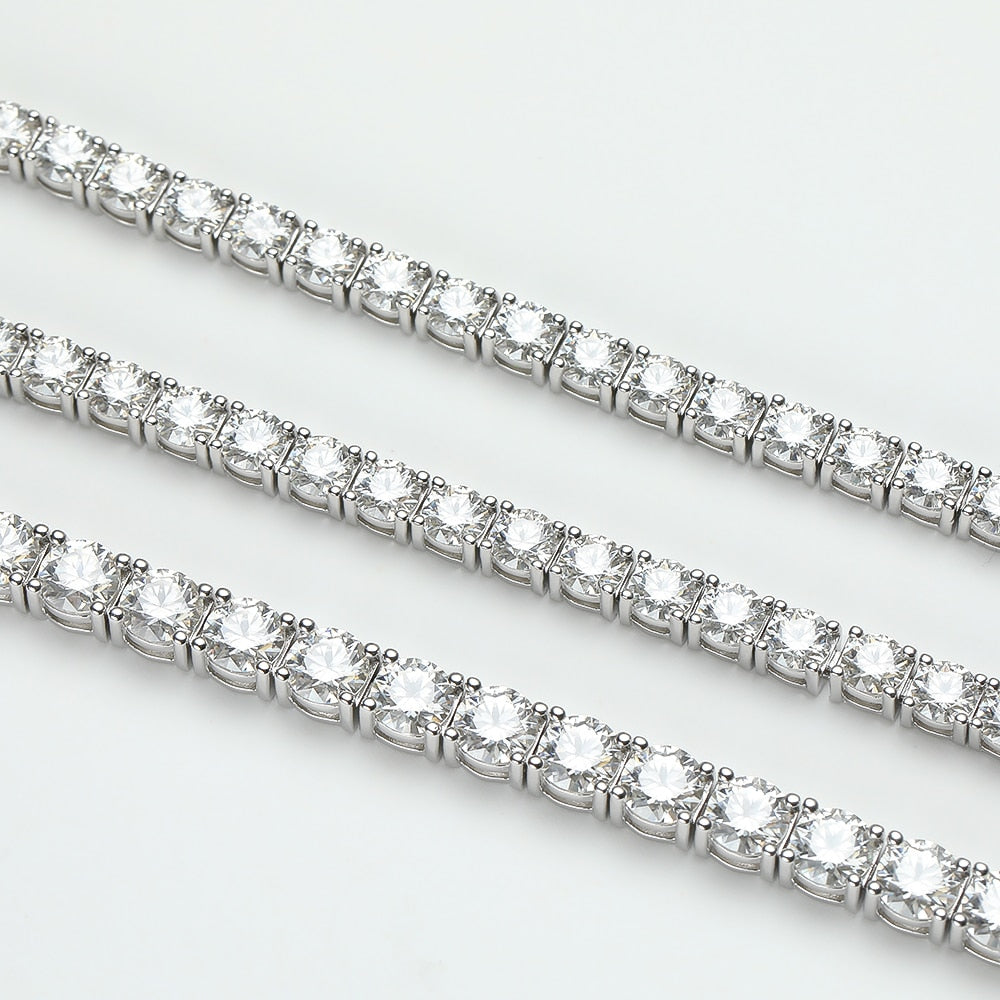 Mens Moissanite Diamond Bracelet