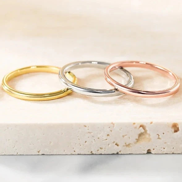 2mm tungsten wedding rings