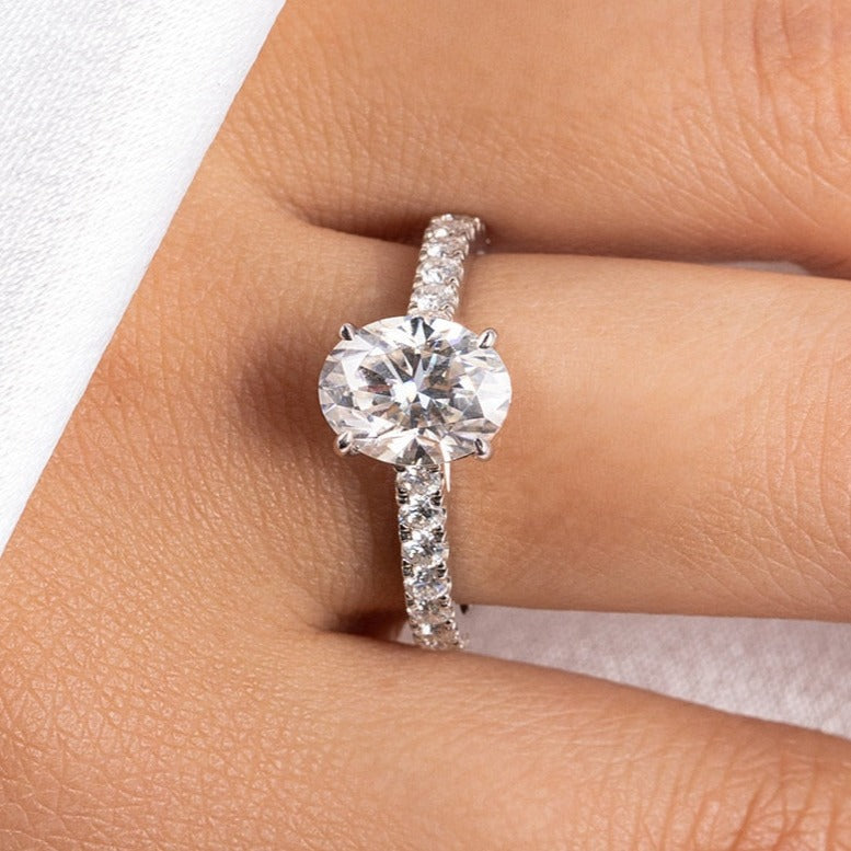 Moissanite Diamond Engagement Ring Australia