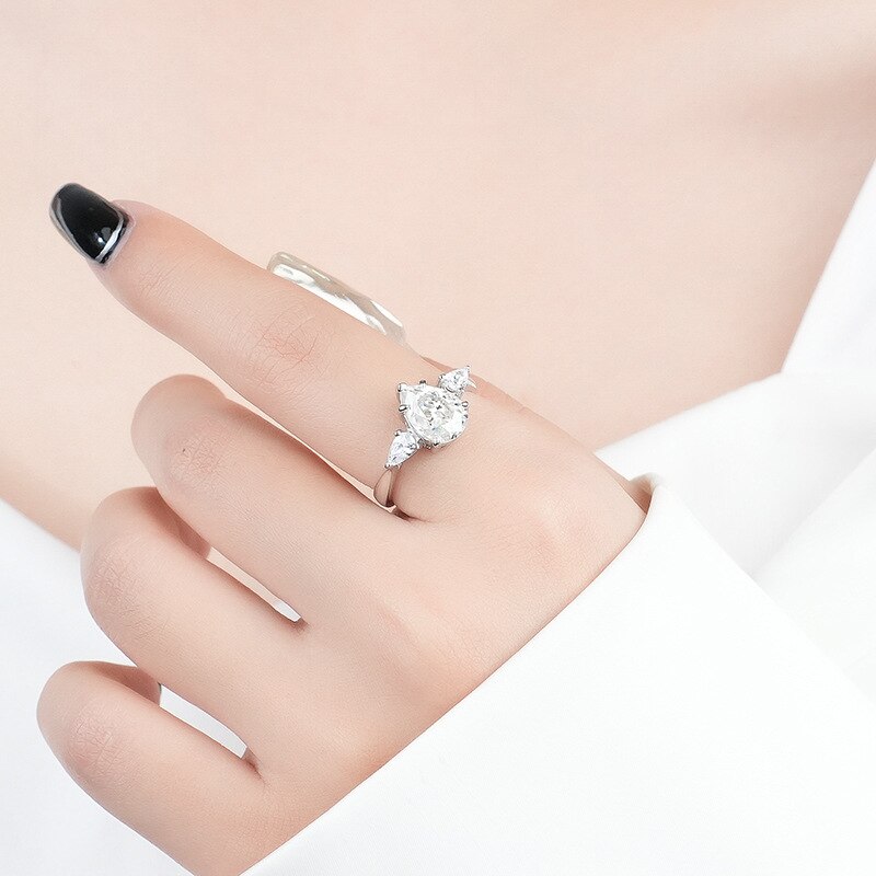 Holloway Jewellery Moissanite Ring Sterling Silver Canada