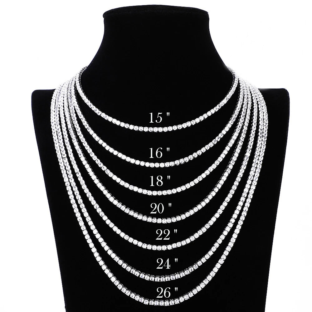 Moissanite Diamond Tennis Necklace USA