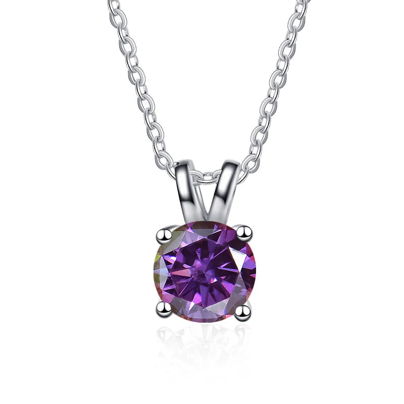 Moissanite Diamond Pendant Necklace