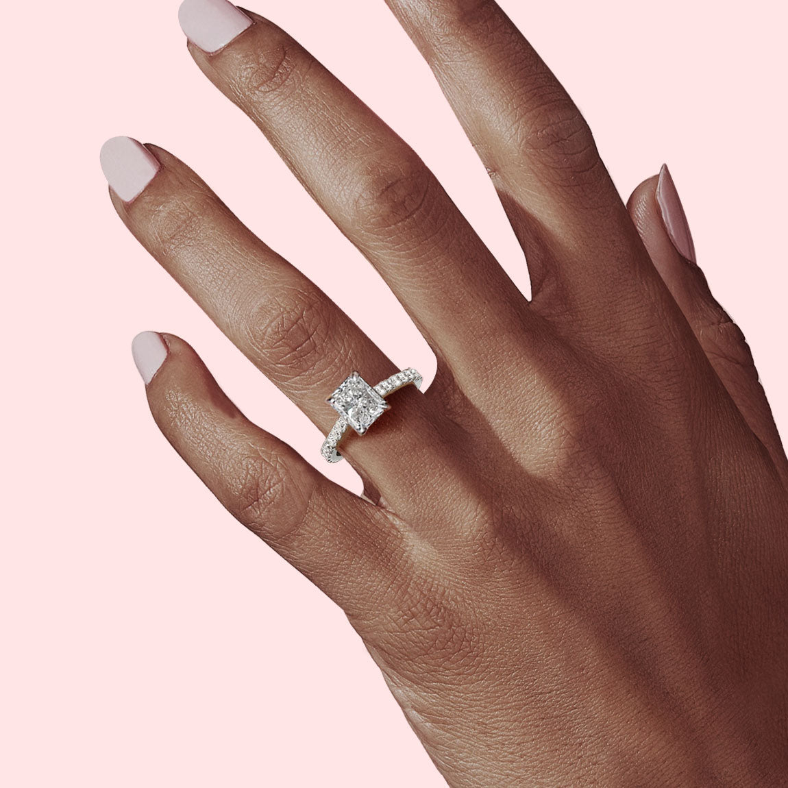 Moissanite Diamond Engagement Ring Australia