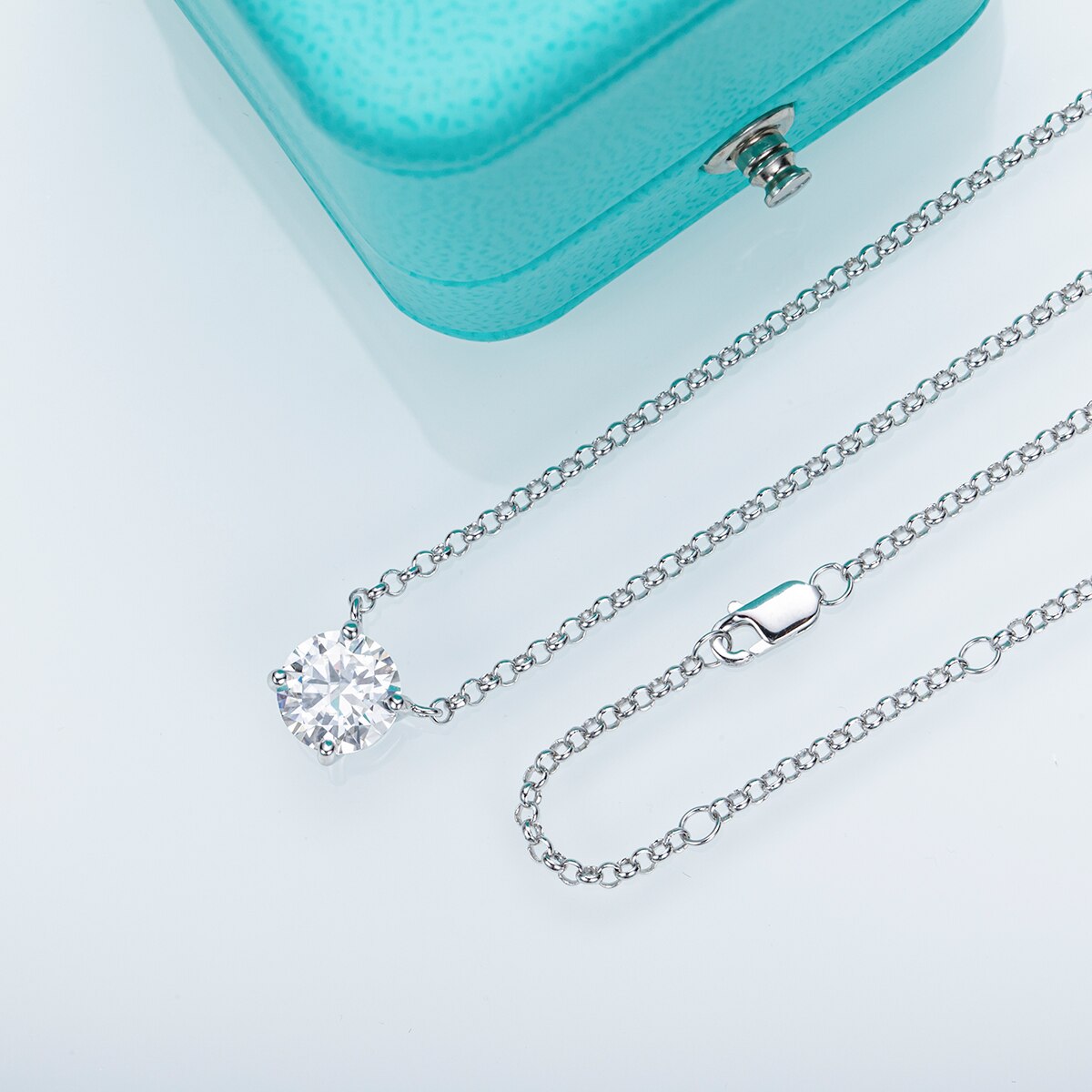 Moissanite Necklace Earrings Jewellery Set Sterling Silver Australia