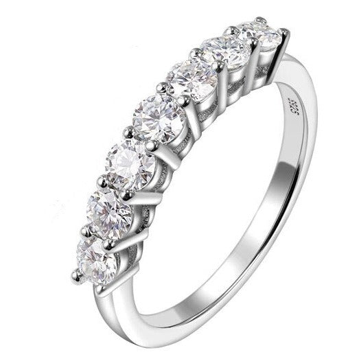 1ct / 2ct / 3ct Oval Cut Moissanite Diamond Ring Set / Bridal Ring Set