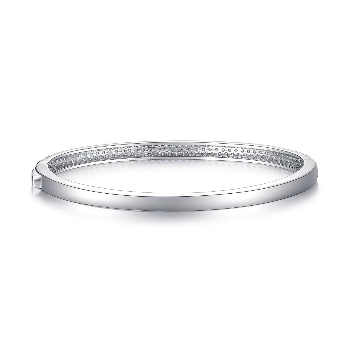 Moissanite Diamond Bangle Bracelet