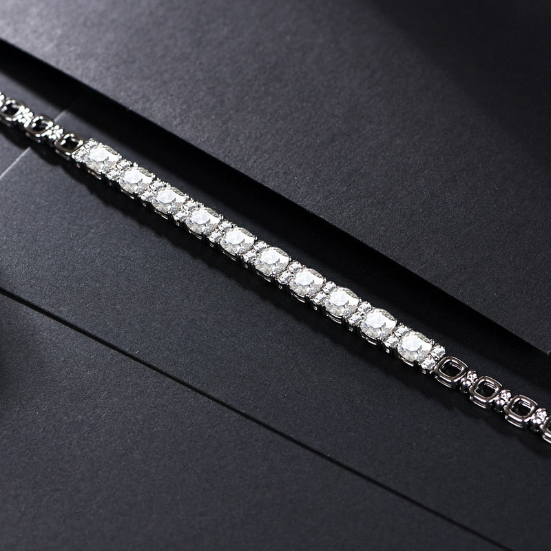 moissanite tennis bracelet Holloway Jewellery NZ