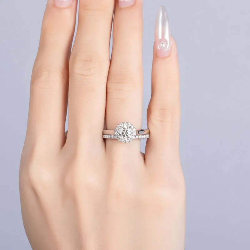 moissanite ring set UK Holloway Jewellery UK