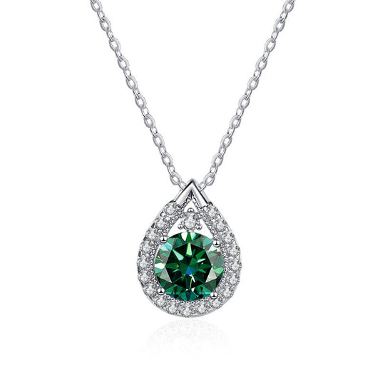 UK Moissanite Diamond Pendant