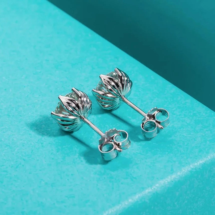 Holloway Jewellery Canada Moissanite Diamond Stud Earrings 1 Carat