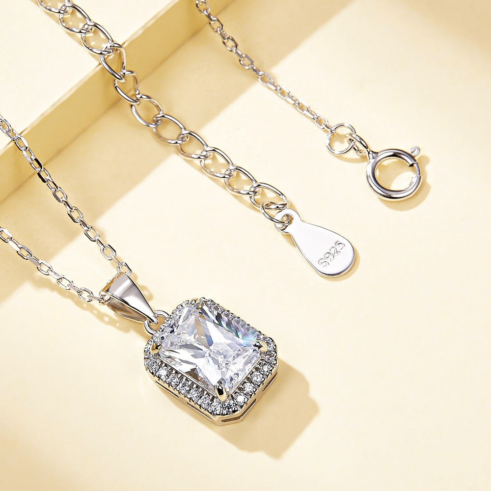 Moissanite Diamond Earrings Ring Necklace Holloway Jewellery