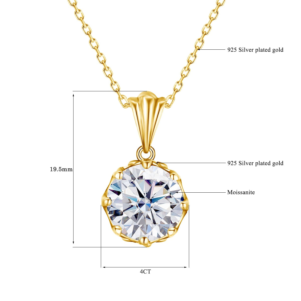 Moissanite Necklace UK