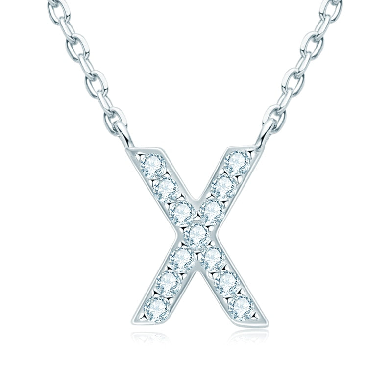 Holloway Jewellery Initial Necklace Moissanite Necklace USA