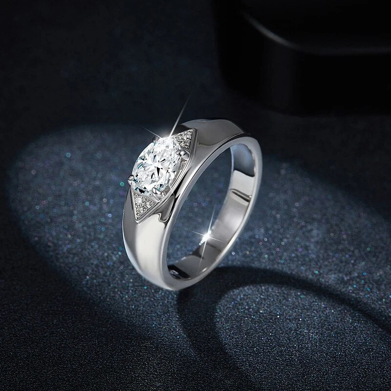 Holloway Jewellery US Moissanite Diamond Ring