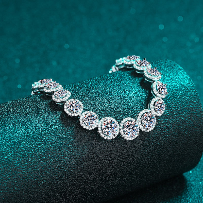 Moissanite Diamond Bracelet UK