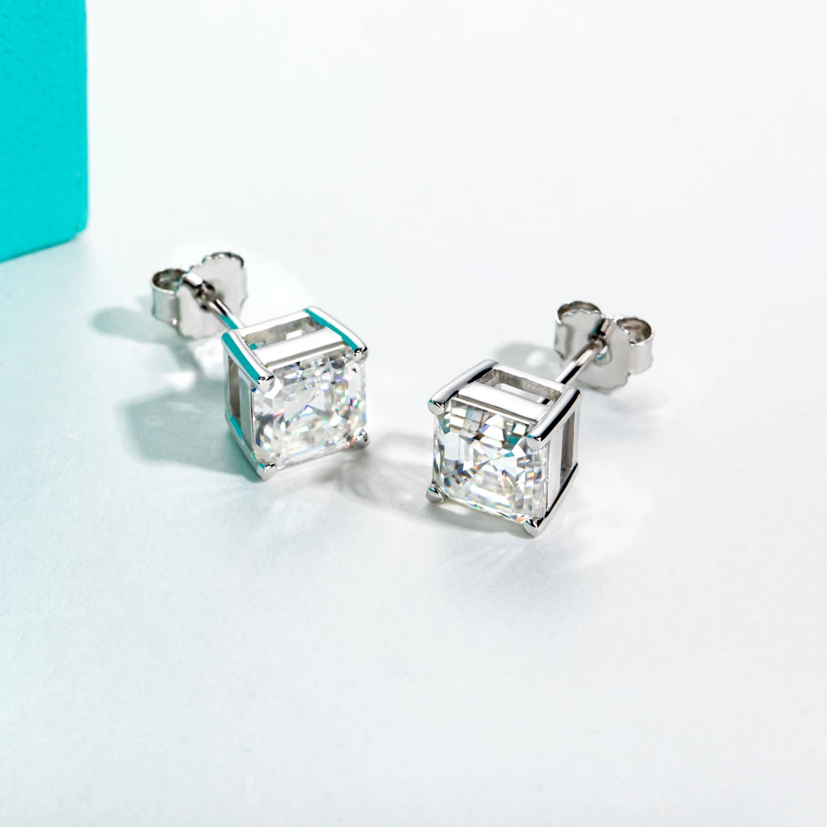 Moissanite Diamond Stud Earrings Free Shipping US