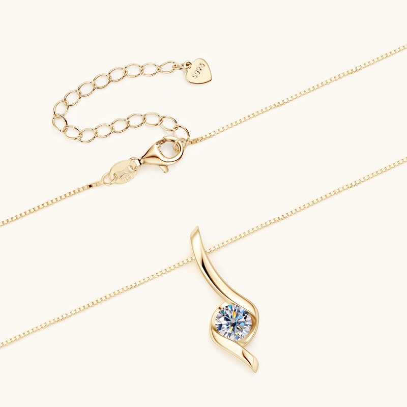 1 carat Pendant Necklace UK Holloway Jewellery