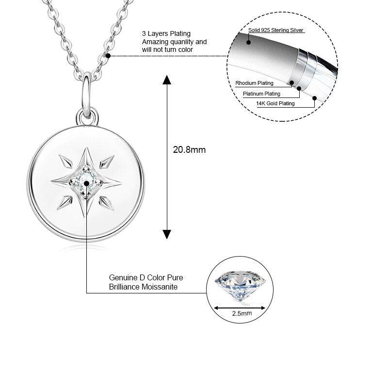 north star necklace pendant NZ Holloway Jewellery