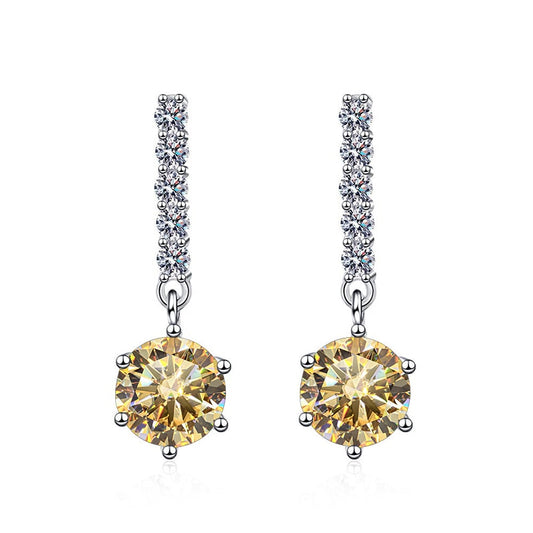 Holloway Jewellery Moissanite Diamond Earrings US