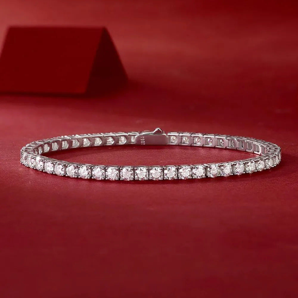 Moissanite Diamond Tennis Bracelet Free Shipping US