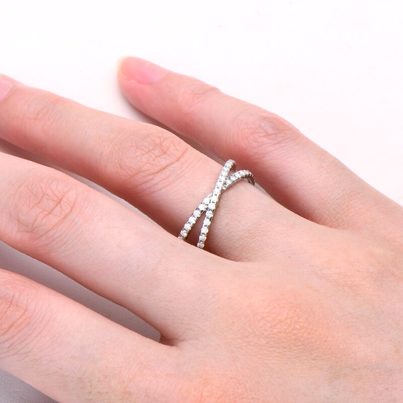 Moissanite Diamond Half Eternity Ring Free Shipping Australia