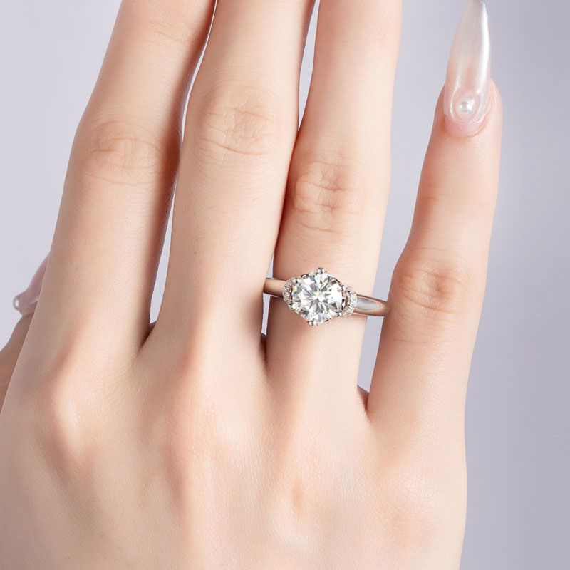 Moissanite Engagement Ring Free Shipping NZ