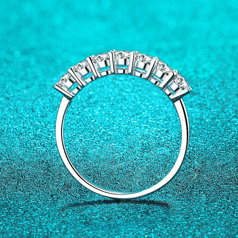 Free Shipping NZ Moissanite Diamond Ring Sterling Silver