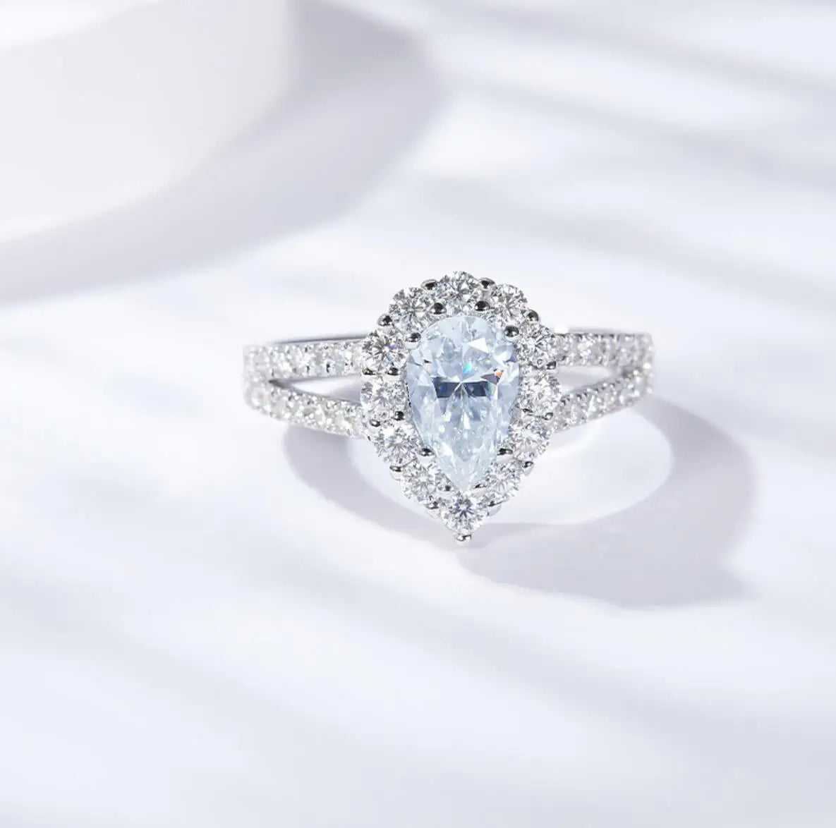 Holloway Jewellery US Moissanite Diamond Ring